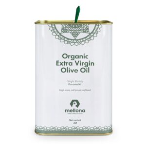 Mellona Organic Extra Virgin Olive Oil 3 Litre