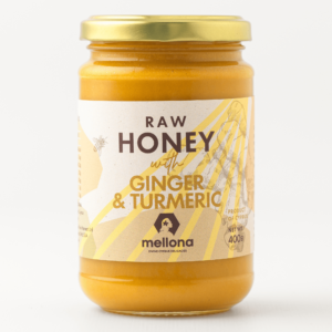 Mellona Raw Honey With Turmeric & Ginger 400g